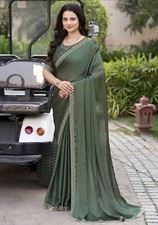 Sattin Chiffon Green Party