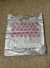 Vintage Christmas House Of Fraser Carrier Bag
