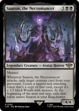 Sauron, the Necromancer ~ The Lord of the Rings [ NM ] [ Magic MTG ]