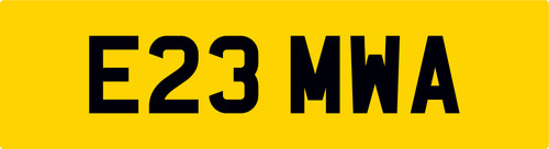 Emma themed private dvla - emma,