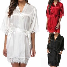 UK Satin Robe Wedding Bride