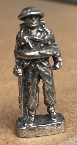 Small solid pewter figurine - small,