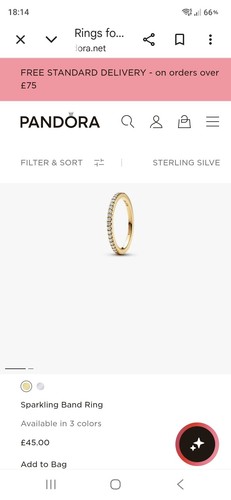Pandora sparkling band - pandora,