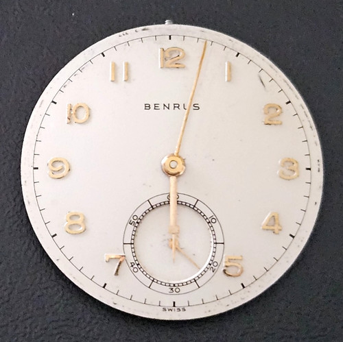 Benrus aw3 17j watch movement - aw3,