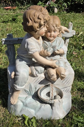 Cute antique bisque figure - bisque,