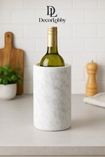 Marble Wine Cooler marble bottle Chiller marble Flower Vase & Utensil Holder