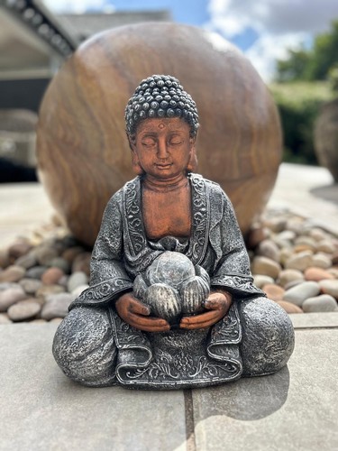 Large copper silver effect - copper, &