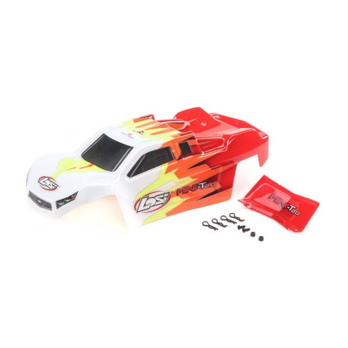 Losi body red white - body,, mini-t