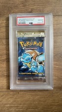1999 Pokemon Base Set Booster Pack Blastoise Sealed Pack PSA 10 Gem Mint