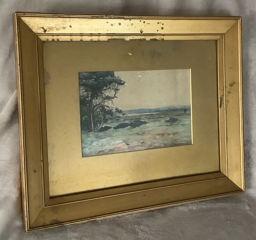 Antique victorian watercolour - antique,