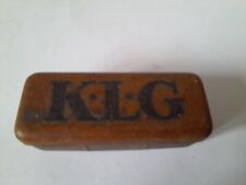 KLG  spark plug tin. Champion. Lodge