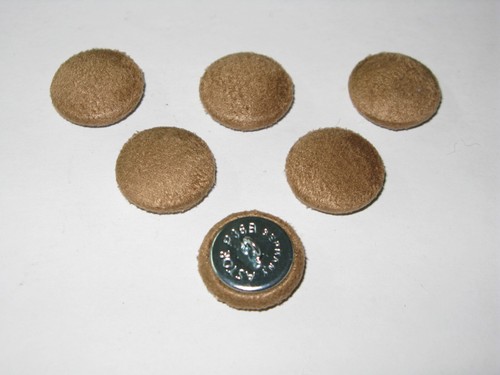 Beige suede quality buttons - beige,