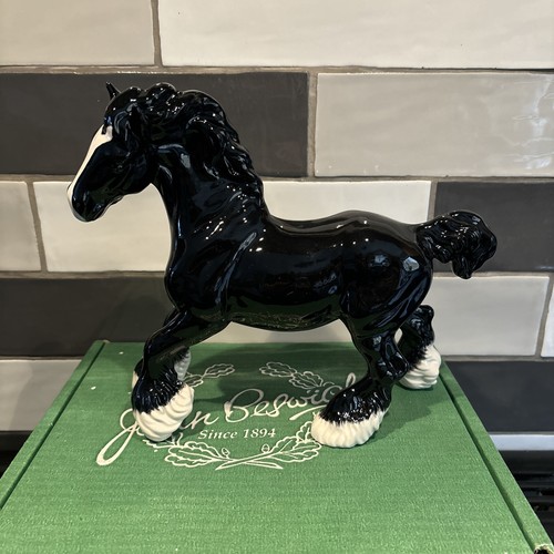 Beswick horse cantering shire - cantering,