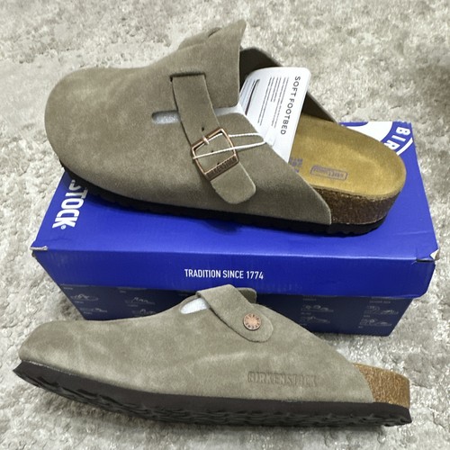 Birkenstock boston taupe - boston, bs