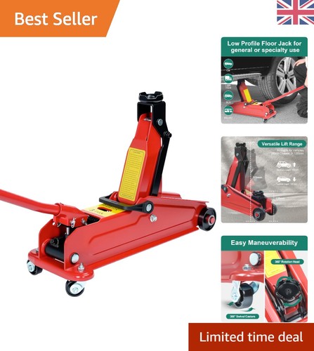 Heavy duty tonne floor jack - 3,