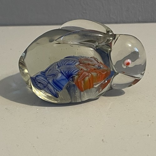 Vintage glass rabbit - glass,