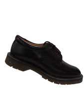 SOLOVAIR Formal Black Shoes Lace Up Mens UK Size 10 Preloved Fashion Retro 