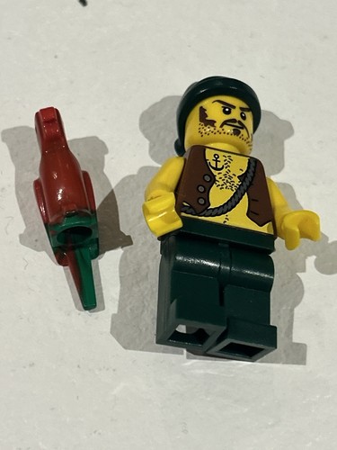 Lego pirate with green - pirate, vest