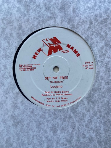 Rare luciano set me free - 12",