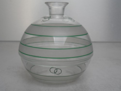 Art deco glass decanter - deco,