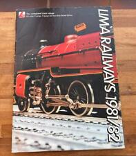 LIMA RAILWAYS OO - O AND N  GAUGE CATALOGUE 1981 -1982