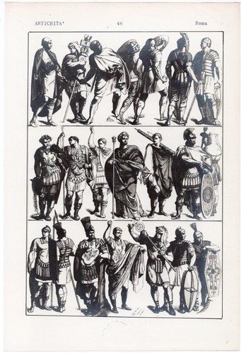 Ancient roman costume - costume,