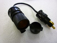 12 VOLT HELLA STYLE DIN CIG PLUG SOCKET ADAPTOR FITS BMW/TRIUMPH MOTORCYCLES