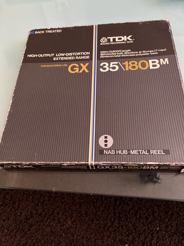 Tdk 3590b reel - tdk, reel-to-reel