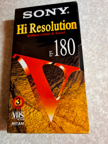 Sony 180 resolution - e-180, vhs