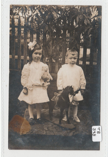 Two children one with - one,