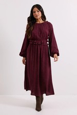 Dorothy Perkins Berry Midi Dress Womens Casual Dresses