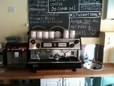 La pavoni espresso coffee machine two group commercial