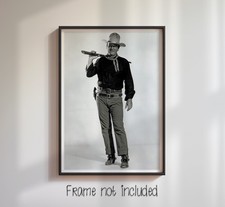 John Wayne BW Cowboy - Black