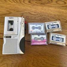 Sanyo TRC-530M Talk Book Microcassette Voice Recorder Dictaphone