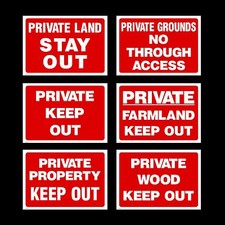 Private Property / Wood /