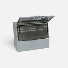 Checker plate Alloy Tool Box fits Sprinter, Transit, Iveco Truck Trailer Pick up