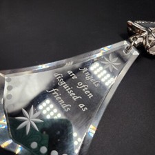 Friendship Ornament Angel with a Mirror “Angels Often Are Disguised As Friends"