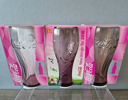 Mcdonald coca cola glasses - mcdonald's, coca-cola