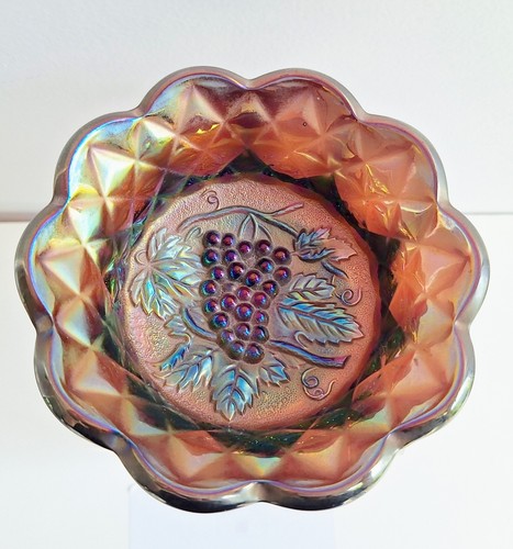 Purple amethyst carnival glass - carnival,