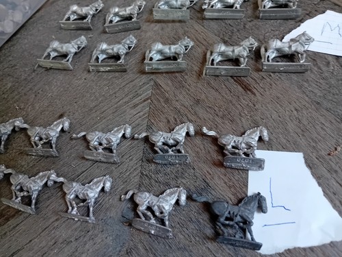 25mm horses ral partha - 25mm,