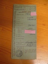 VELOCETTE MSS 500cc 1955 MOTORCYCLE OLD LOG BOOK MEMORABILIA COLLECTABLE