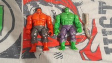 Marvel Legends Incredible Hulk & Red Hulk Action Figure Bundle