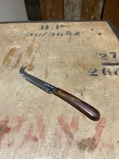 Vintage Skyline Cheese Knife Stainless Steel wooden Handle Made In England