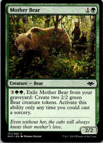 Mother bear 171 modern - bear, c