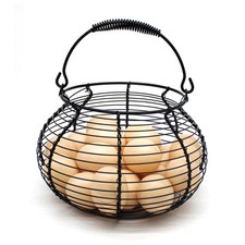 CVHOMEDECO. Antique Wire Egg