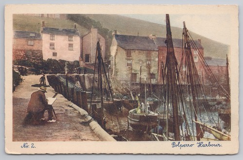 Polperro harbour artist - polperro,