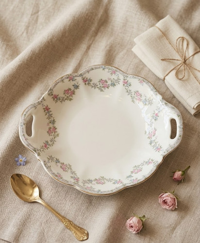 Coalport trellis rose handled - coalport,