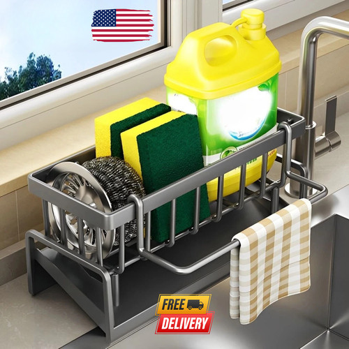 Kitchen sink caddy basket - sink,
