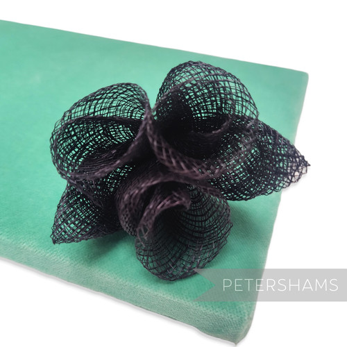 Rolled sinamay rose bunch - rolled,