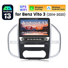 10.1'' For Mercedes Vito W447 CarPlay GPS Sat Nav Android13 DAB+Radio Stereo SWC